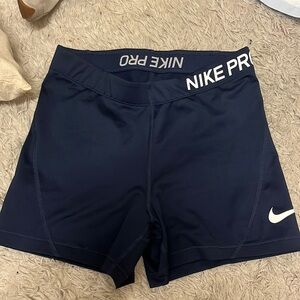Nike pro spandex navy blue